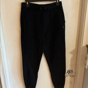 Kids Polo Black Jogger Pants Lg 14/16